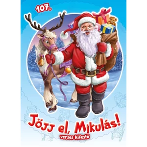 Jöjj el Mikulás! - Verses kifestő 