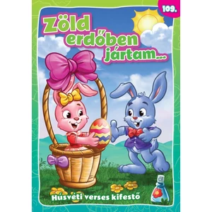 A Zöld erdőben jártam… - Verses kifestő