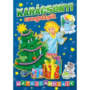 Karácsonyi csengettyűk – matricamozaik