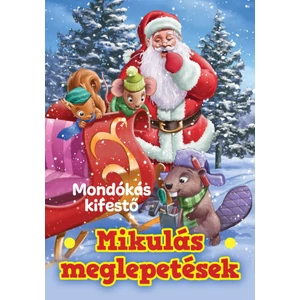 Mikulás - Kifestő mondókákkal