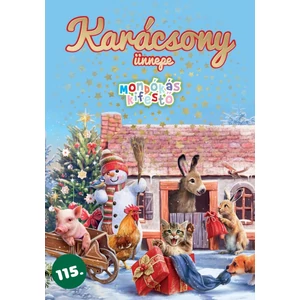 Karácsony ünnepe – mondókás kifestő