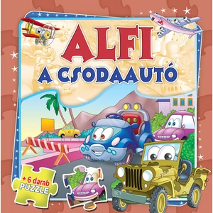 Alfi, a csodaautó – puzzle-könyv