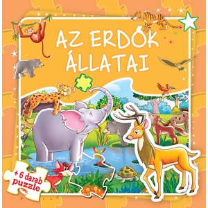 Az erdők állatai – puzzle-könyv