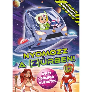 Nyomozz a (z)űrben! – Interaktív nyomozókönyv - 1db kiugró űrhajós ufóval