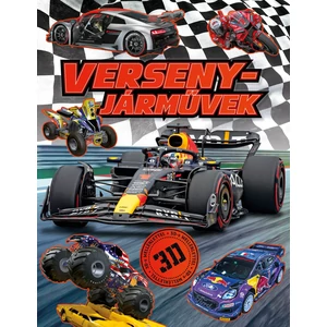 Versenyjárművek – 3D melléklettel