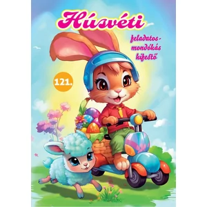 Húsvéti feladatos-mondókás kifestő
