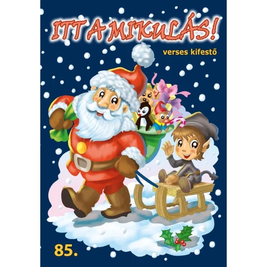 Itt a Mikulás! - Kifestő mondókákkal