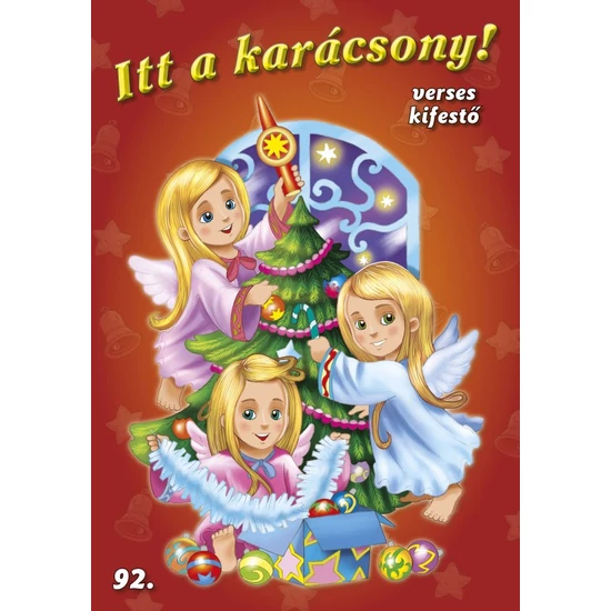 Itt a karácsony! – Verses kifestő
