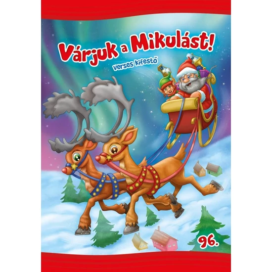 Várjuk a Mikulást! – Verses kifestő