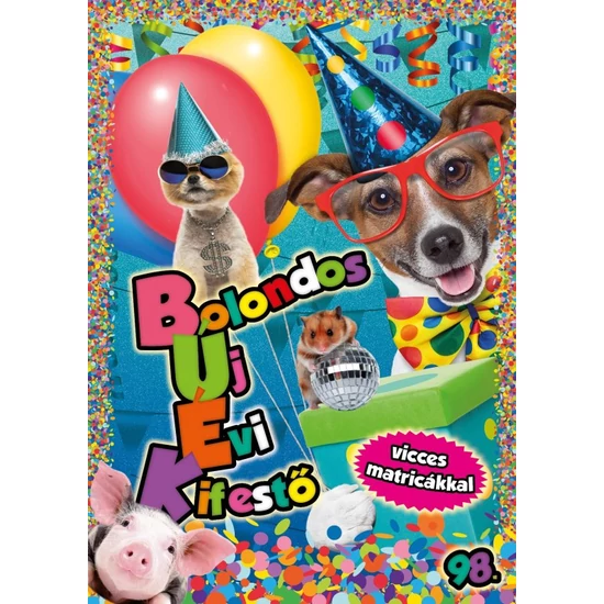 A Bolondos Új Évi – Matricás kifestő