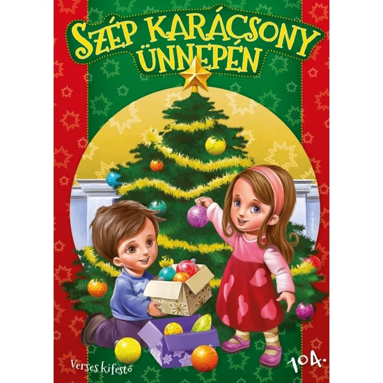 A Szép Karácsony ünnepén - Verses kifestő