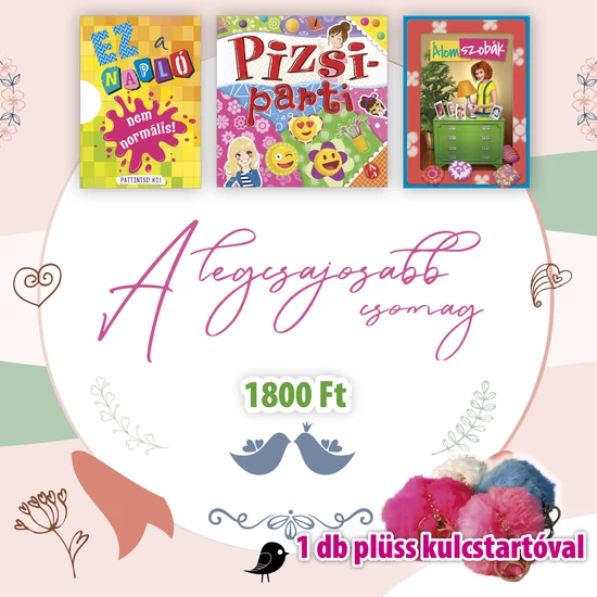 A legcsajosabb csomag - Ajándék plüss kulcstartóval